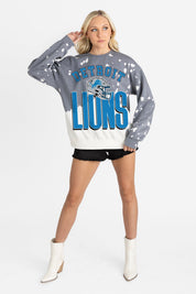 DETROIT LIONS ARCH RIVALS LONG-SLEEVE FRENCH TERRY PULLOVER