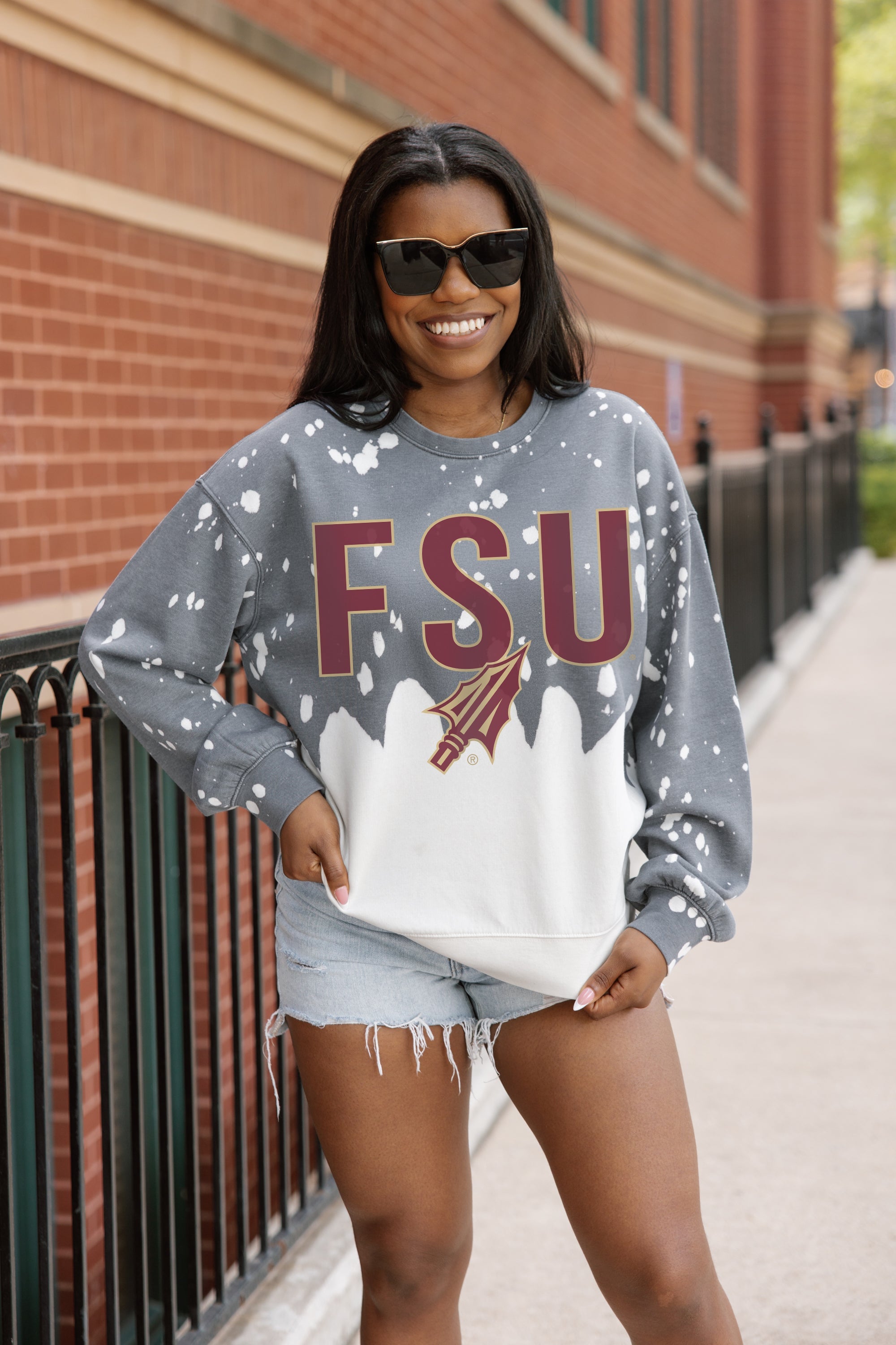 FLORIDA STATE SEMINOLES CASUAL FAN LONG-SLEEVE FRENCH TERRY PULLOVER