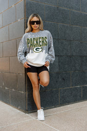 GREEN BAY PACKERS CASUAL FAN LONG-SLEEVE FRENCH TERRY PULLOVER