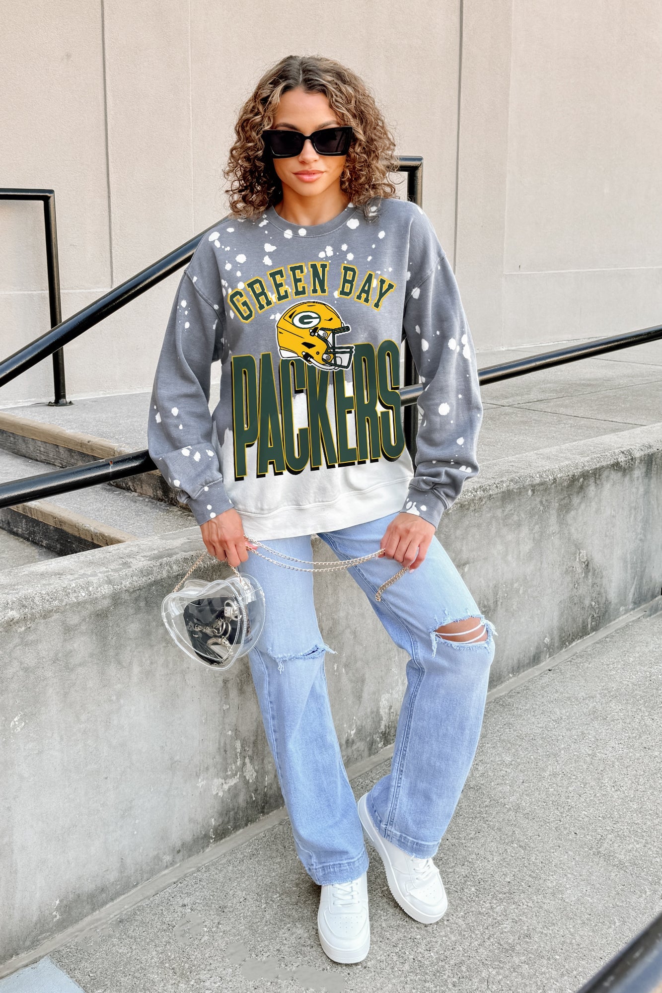 GREEN BAY PACKERS ARCH RIVALS LONG-SLEEVE FRENCH TERRY PULLOVER