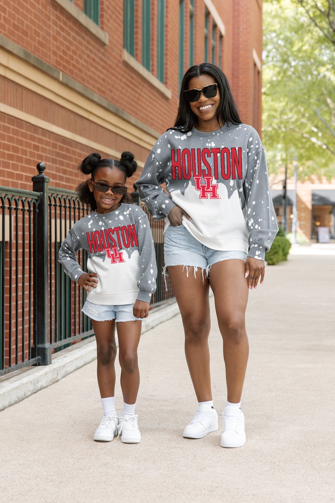 HOUSTON COUGARS CASUAL FAN LONG-SLEEVE FRENCH TERRY PULLOVER