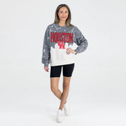 HOUSTON COUGARS CASUAL FAN LONG-SLEEVE FRENCH TERRY PULLOVER