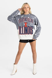 ILLINOIS FIGHTING ILLINI ARCH RIVALS LONG-SLEEVE FRENCH TERRY PULLOVER