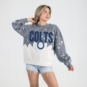INDIANAPOLIS COLTS CASUAL FAN LONG-SLEEVE FRENCH TERRY PULLOVER