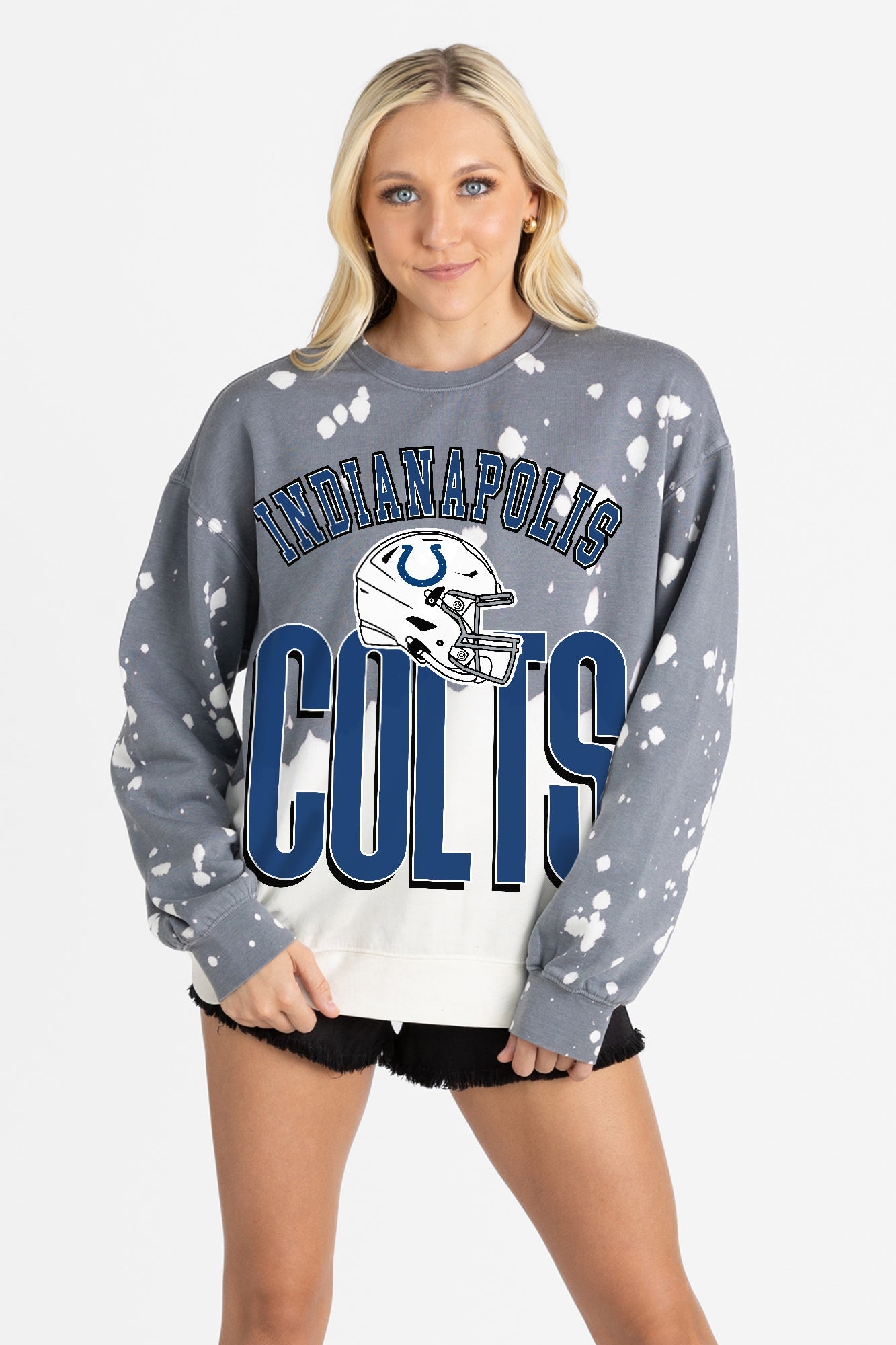 INDIANAPOLIS COLTS ARCH RIVALS LONG-SLEEVE FRENCH TERRY PULLOVER