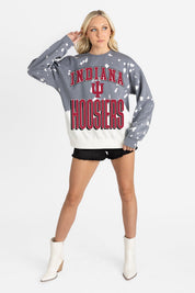 INDIANA HOOSIERS ARCH RIVALS LONG-SLEEVE FRENCH TERRY PULLOVER