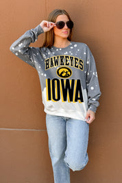 IOWA HAWKEYES ARCH RIVALS LONG-SLEEVE FRENCH TERRY PULLOVER