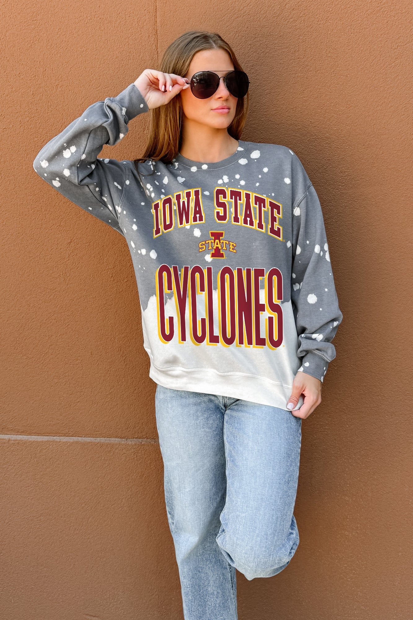 IOWA STATE CYCLONES ARCH RIVALS LONG-SLEEVE FRENCH TERRY PULLOVER