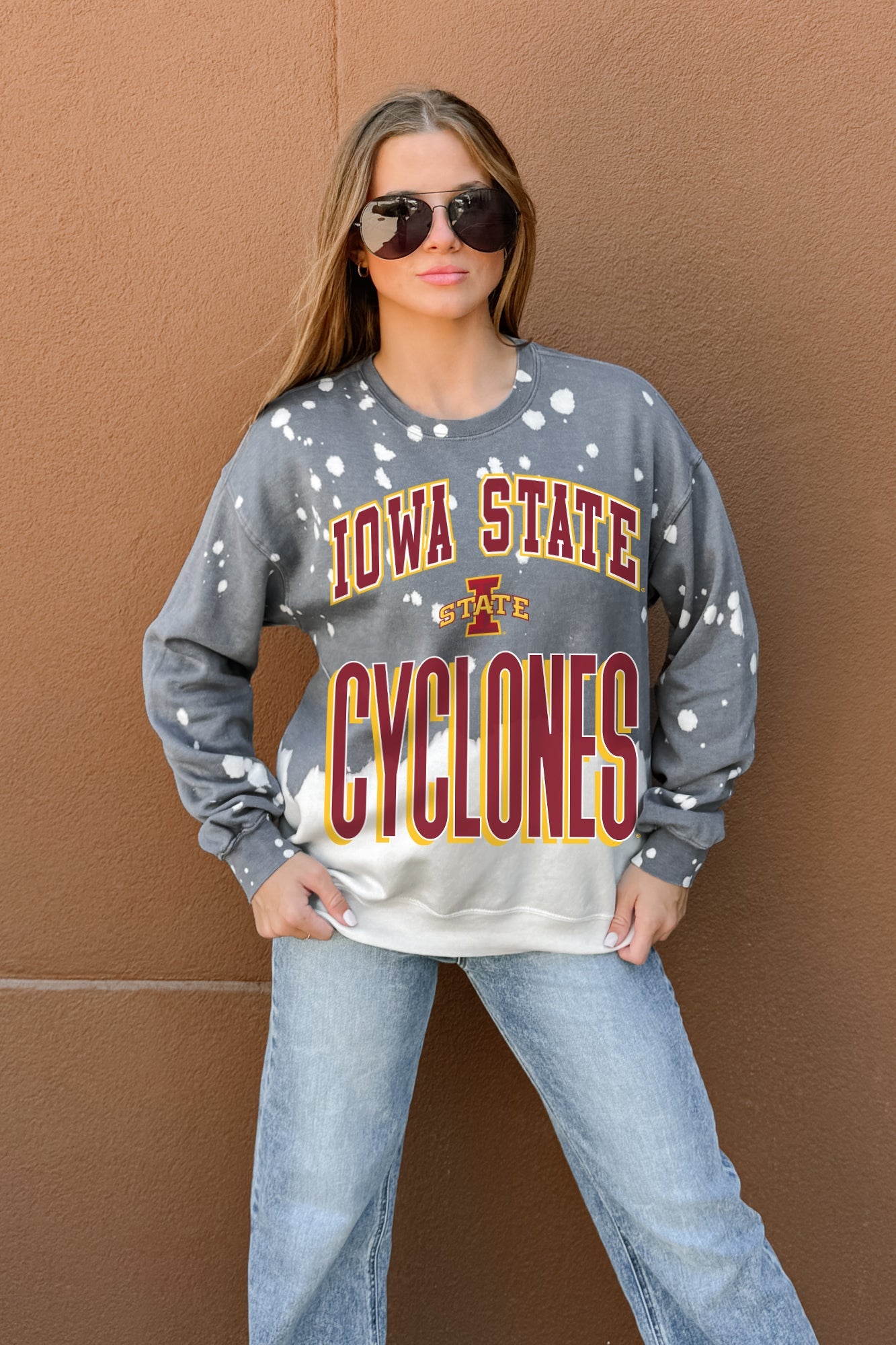 IOWA STATE CYCLONES ARCH RIVALS LONG-SLEEVE FRENCH TERRY PULLOVER