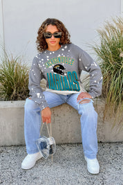 JACKSONVILLE JAGUARS ARCH RIVALS LONG-SLEEVE FRENCH TERRY PULLOVER