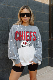 KANSAS CITY CHIEFS CASUAL FAN LONG-SLEEVE FRENCH TERRY PULLOVER