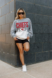 KANSAS CITY CHIEFS CASUAL FAN LONG-SLEEVE FRENCH TERRY PULLOVER