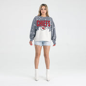 KANSAS CITY CHIEFS CASUAL FAN LONG-SLEEVE FRENCH TERRY PULLOVER