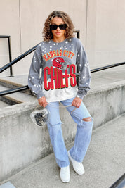 KANSAS CITY CHIEFS ARCH RIVALS LONG-SLEEVE FRENCH TERRY PULLOVER