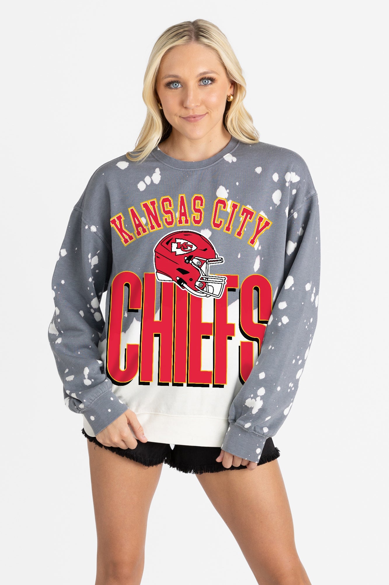 KANSAS CITY CHIEFS ARCH RIVALS LONG-SLEEVE FRENCH TERRY PULLOVER