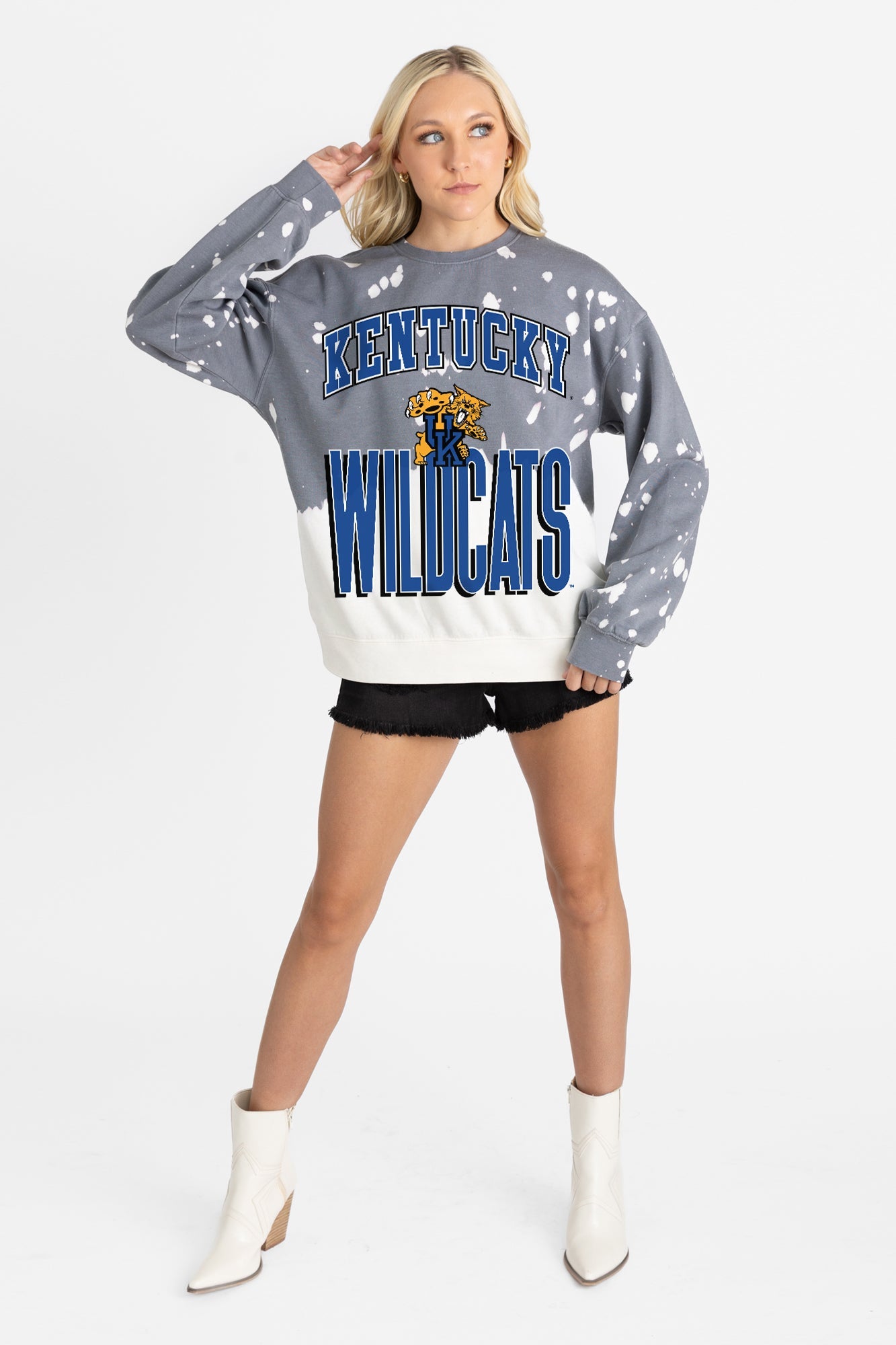 KENTUCKY WILDCATS ARCH RIVALS LONG-SLEEVE FRENCH TERRY PULLOVER