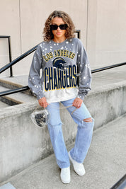 LOS ANGELES CHARGERS ARCH RIVALS LONG-SLEEVE FRENCH TERRY PULLOVER