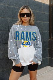 LOS ANGELES RAMS CASUAL FAN LONG-SLEEVE FRENCH TERRY PULLOVER