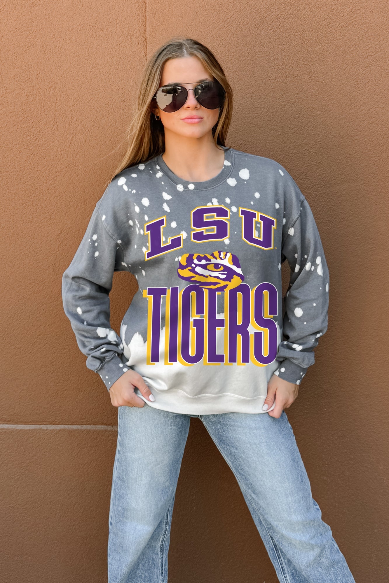LSU TIGERS ARCH RIVALS LONG-SLEEVE FRENCH TERRY PULLOVER