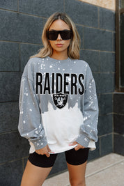 LAS VEGAS RAIDERS CASUAL FAN LONG-SLEEVE FRENCH TERRY PULLOVER