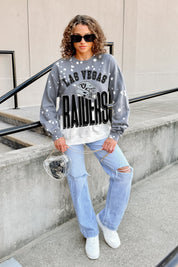 LAS VEGAS RAIDERS ARCH RIVALS LONG-SLEEVE FRENCH TERRY PULLOVER
