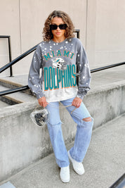 MIAMI DOLPHINS ARCH RIVALS LONG-SLEEVE FRENCH TERRY PULLOVER