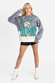 MIAMI DOLPHINS ARCH RIVALS LONG-SLEEVE FRENCH TERRY PULLOVER