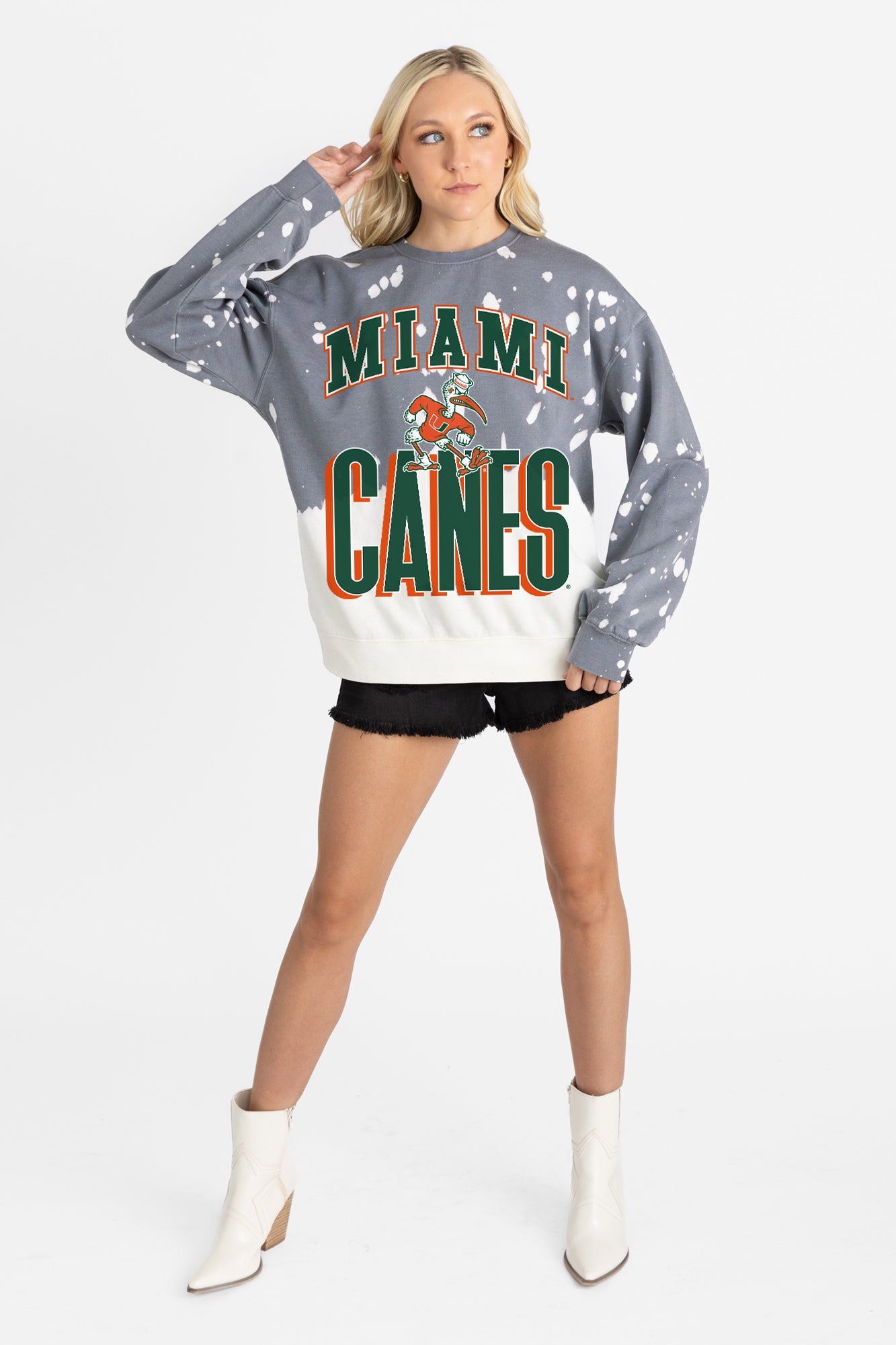MIAMI HURRICANES ARCH RIVALS LONG-SLEEVE FRENCH TERRY PULLOVER