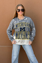 MICHIGAN WOLVERINES ARCH RIVALS LONG-SLEEVE FRENCH TERRY PULLOVER