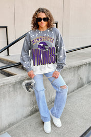 MINNESOTA VIKINGS ARCH RIVALS LONG-SLEEVE FRENCH TERRY PULLOVER