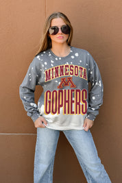 MINNESOTA GOLDEN GOPHERS ARCH RIVALS LONG-SLEEVE FRENCH TERRY PULLOVER