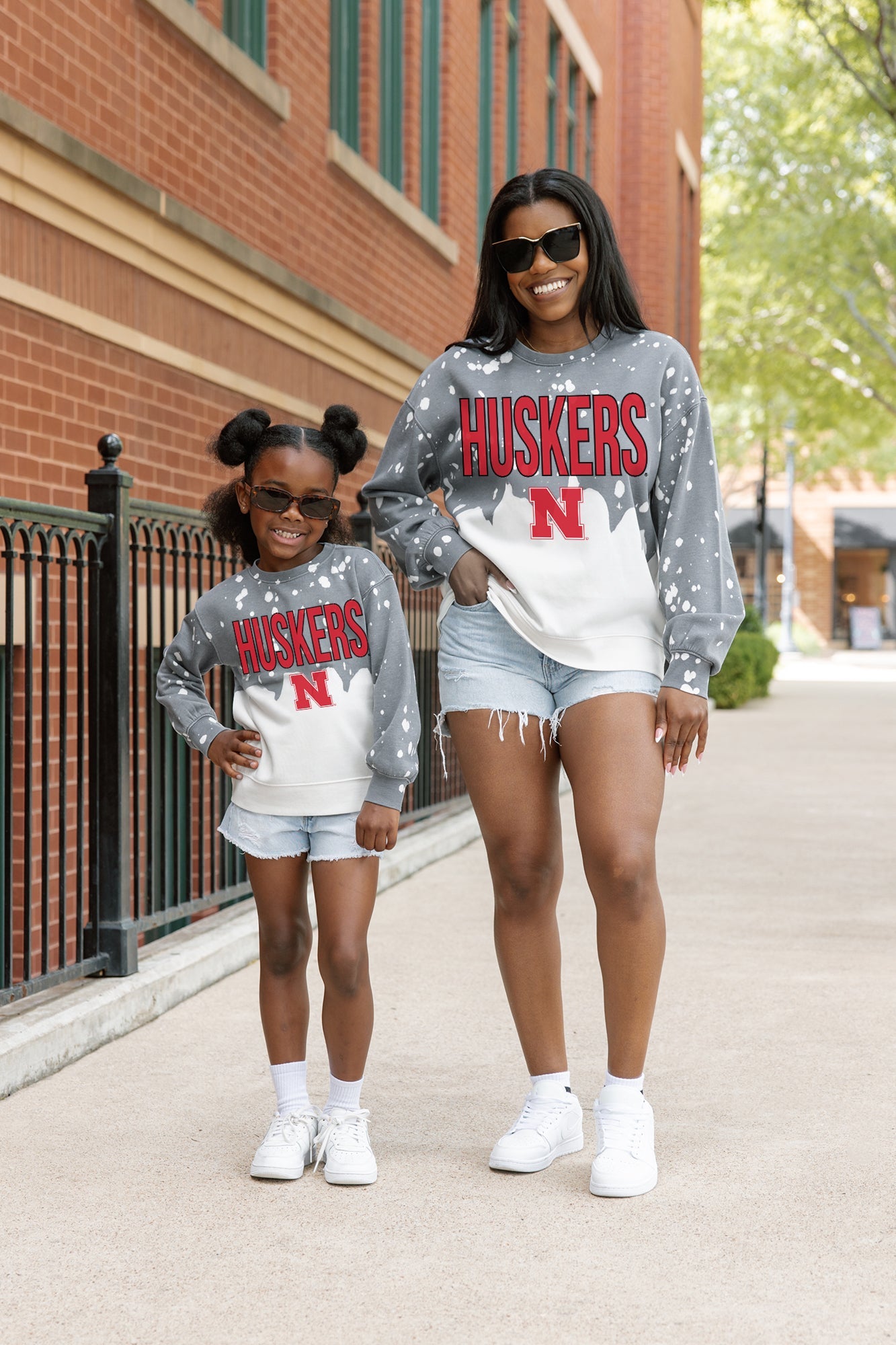 NEBRASKA CORNHUSKERS CASUAL FAN LONG-SLEEVE FRENCH TERRY PULLOVER