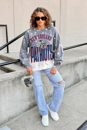 NEW ENGLAND PATRIOTS ARCH RIVALS LONG-SLEEVE FRENCH TERRY PULLOVER