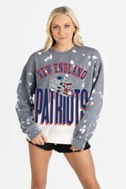 NEW ENGLAND PATRIOTS ARCH RIVALS LONG-SLEEVE FRENCH TERRY PULLOVER
