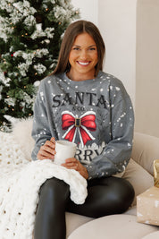 JINGLE MODE BLEACH DYE SWEATSHIRT