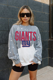 NEW YORK GIANTS CASUAL FAN LONG-SLEEVE FRENCH TERRY PULLOVER