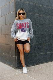 NEW YORK GIANTS CASUAL FAN LONG-SLEEVE FRENCH TERRY PULLOVER