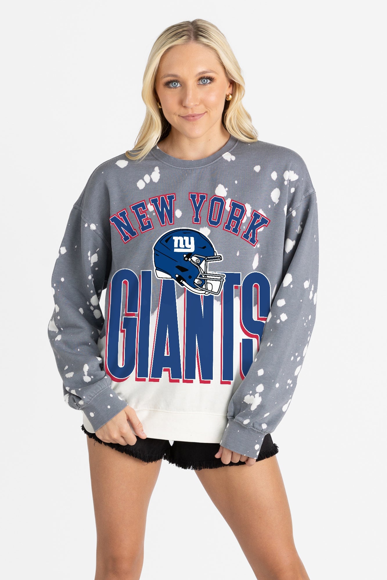 NEW YORK GIANTS ARCH RIVALS LONG-SLEEVE FRENCH TERRY PULLOVER
