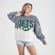 NEW YORK JETS CASUAL FAN LONG-SLEEVE FRENCH TERRY PULLOVER