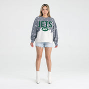 NEW YORK JETS CASUAL FAN LONG-SLEEVE FRENCH TERRY PULLOVER