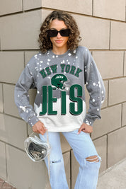 NEW YORK JETS ARCH RIVALS LONG-SLEEVE FRENCH TERRY PULLOVER