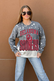 OKLAHOMA SOONERS ARCH RIVALS LONG-SLEEVE FRENCH TERRY PULLOVER