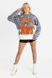 OKLAHOMA STATE COWBOYS ARCH RIVALS LONG-SLEEVE FRENCH TERRY PULLOVER