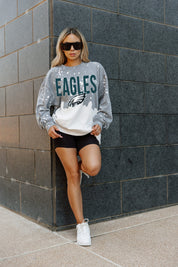 PHILADELPHIA EAGLES CASUAL FAN LONG-SLEEVE FRENCH TERRY PULLOVER