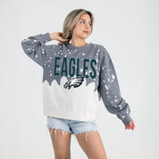 PHILADELPHIA EAGLES CASUAL FAN LONG-SLEEVE FRENCH TERRY PULLOVER