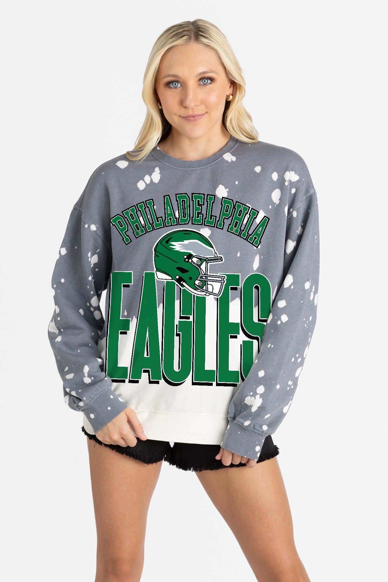 PHILADELPHIA EAGLES ARCH RIVALS LONG-SLEEVE FRENCH TERRY PULLOVER