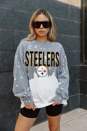 PITTSBURGH STEELERS CASUAL FAN LONG-SLEEVE FRENCH TERRY PULLOVER