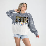 PITTSBURGH STEELERS CASUAL FAN LONG-SLEEVE FRENCH TERRY PULLOVER