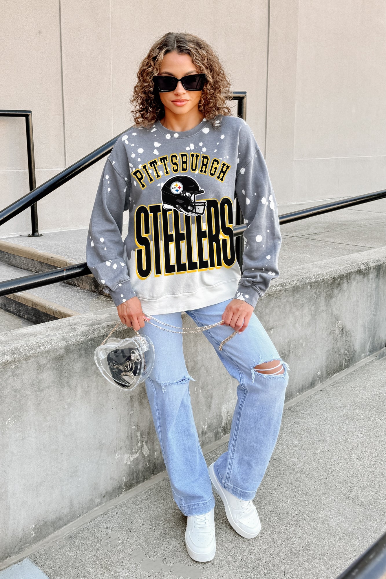 PITTSBURGH STEELERS ARCH RIVALS LONG-SLEEVE FRENCH TERRY PULLOVER