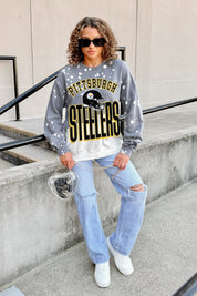 PITTSBURGH STEELERS ARCH RIVALS LONG-SLEEVE FRENCH TERRY PULLOVER